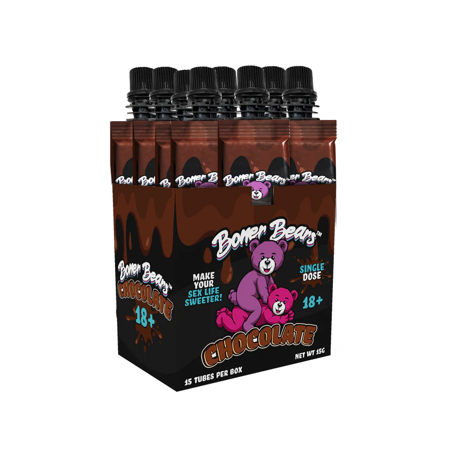 Boner Bears Chocolate 15 Tubes Per Box