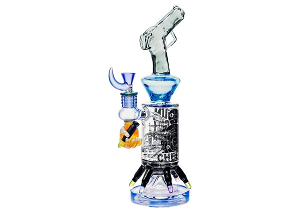Cheech / CHE-357 Pistol Themed Water Pipe