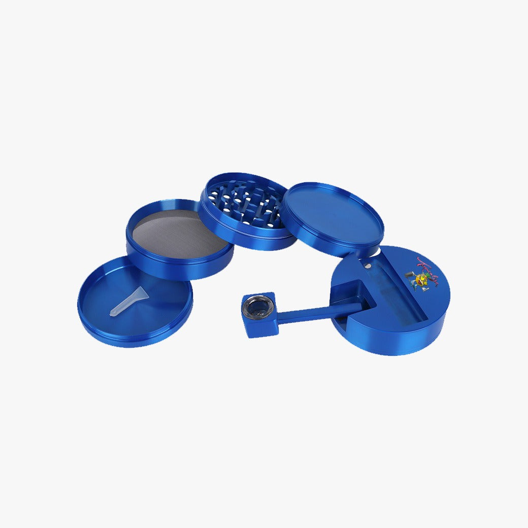 Tropicalize – All-In-One Grinder Kit (Grinder + Lighter + Built-In Pipe)