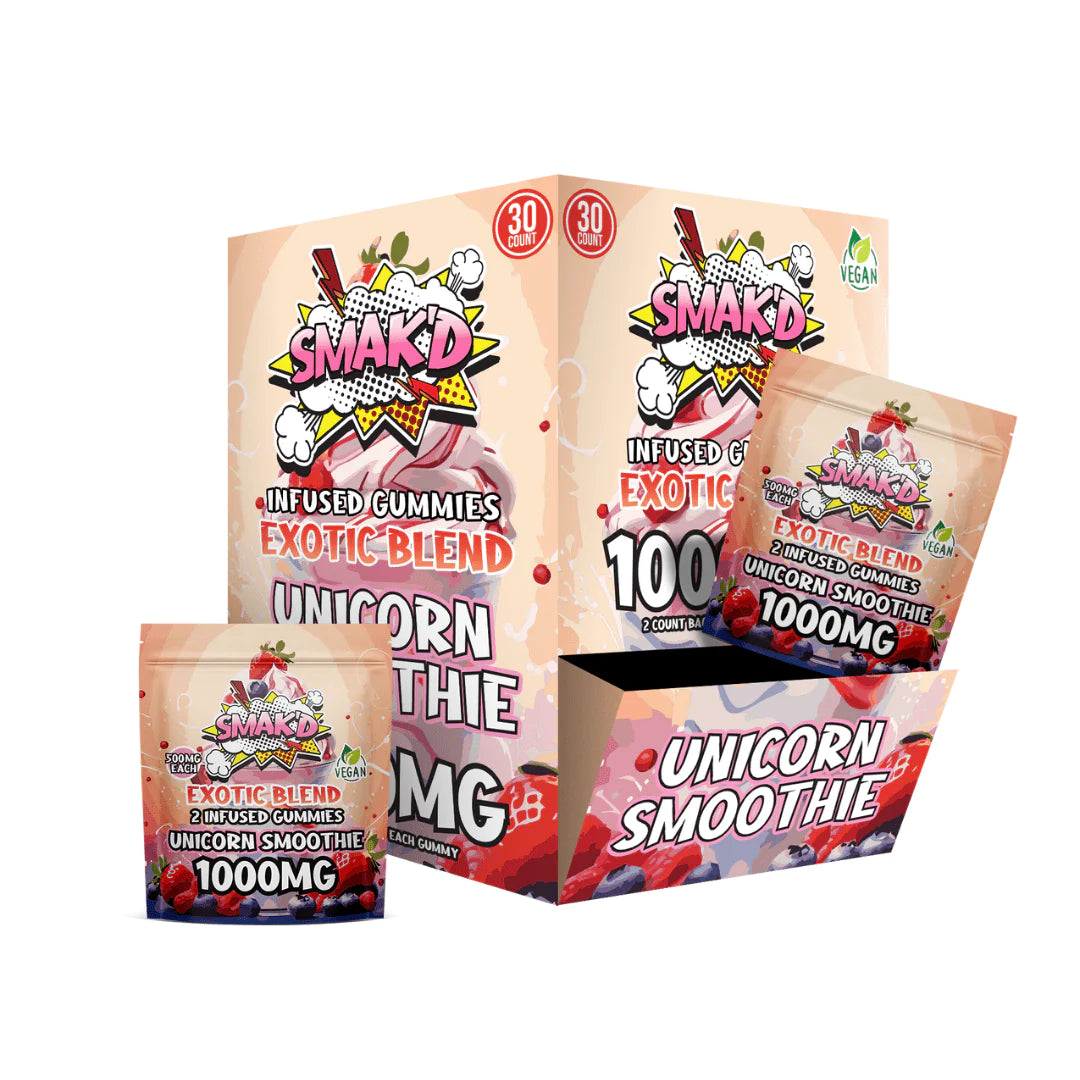 Smak'd 1000mg Gummies 30ct