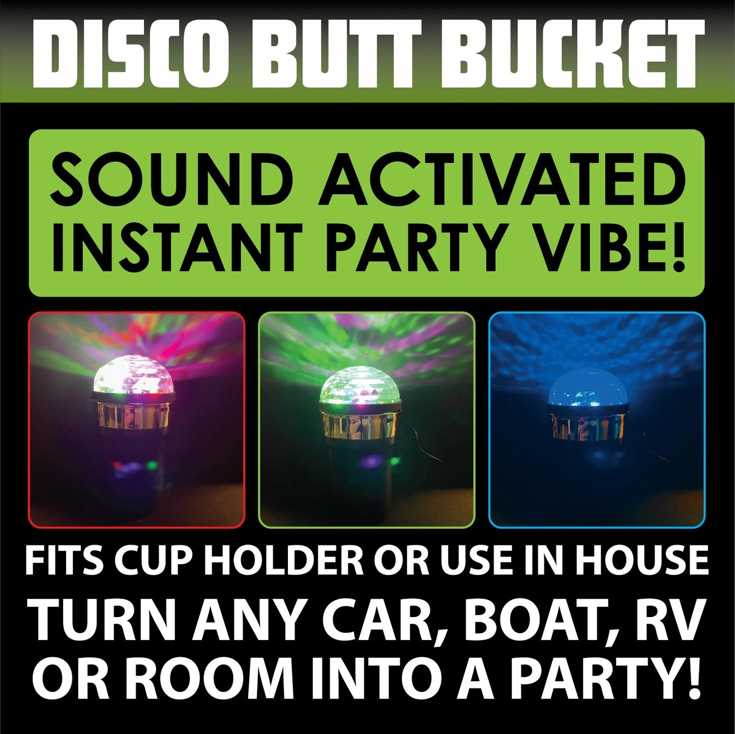 SMOKEZILLA - DISCO BUTT BUCKET 6 PIECES PER DISPLAY