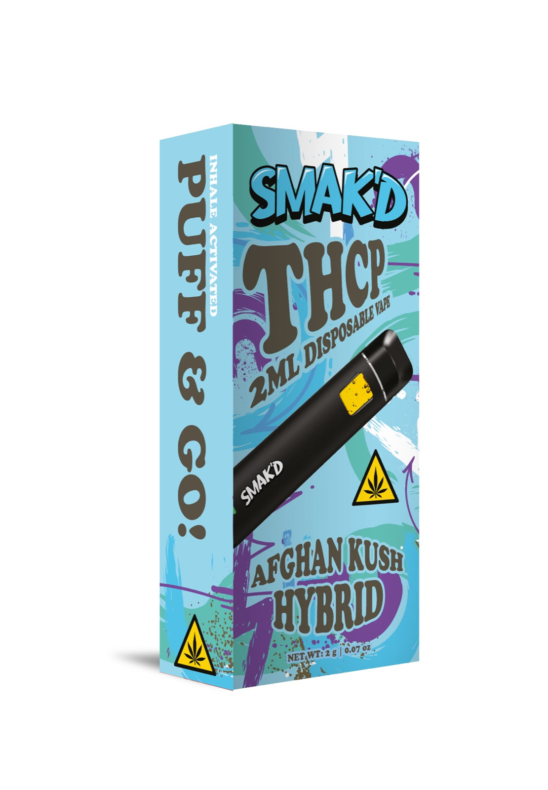 Smak’d THCP 2ML Disposable – 5 Count Display Box