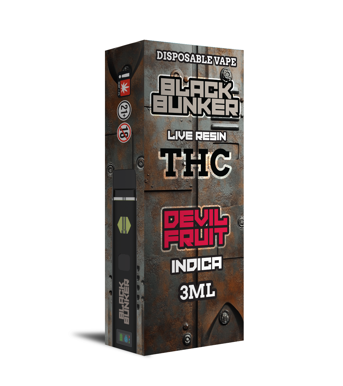 Black Bunker - Thc Disposable 3ML