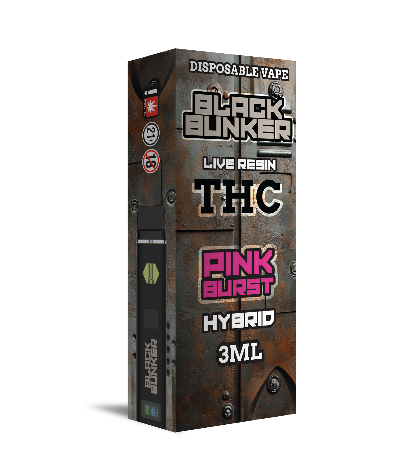 Black Bunker - Thc Disposable 3ML