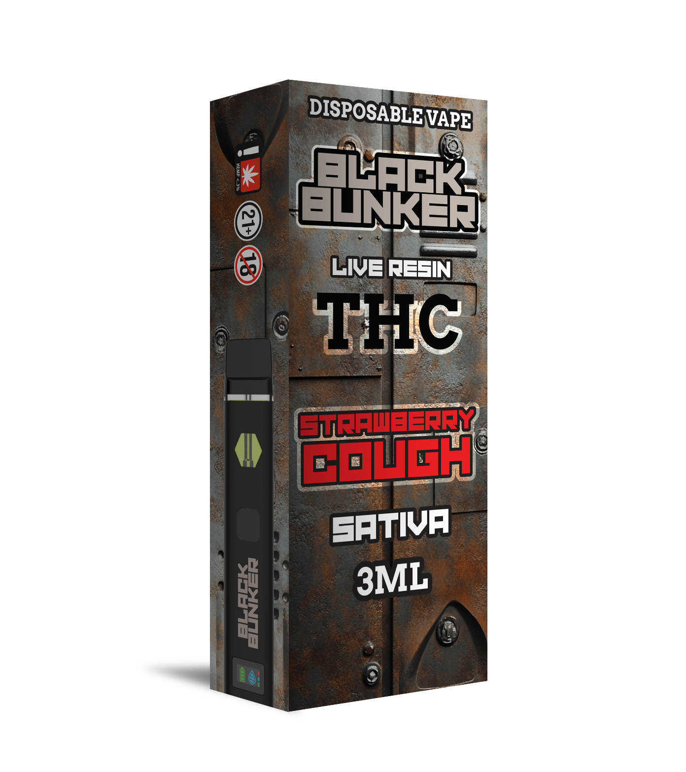 Black Bunker - Thc Disposable 3ML