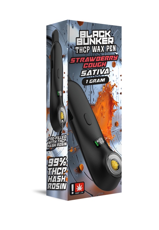 Black Bunker – THCP 1G Hash Rosin Wax Pen – 5ct Display Box