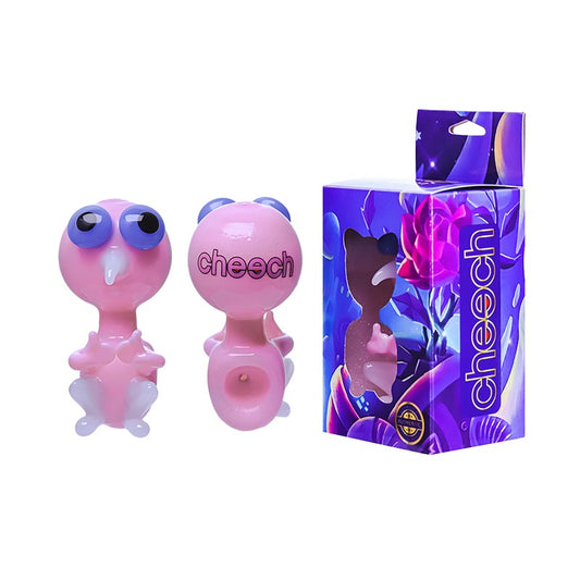 Cheech / Pipe-167 3.5" Handpipe Pink Birdie