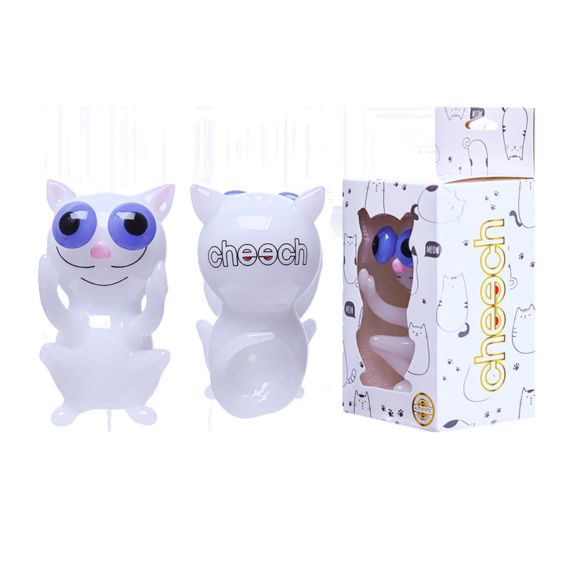 Cheech Pipe-168 3.5" Handpipe Cat Attack