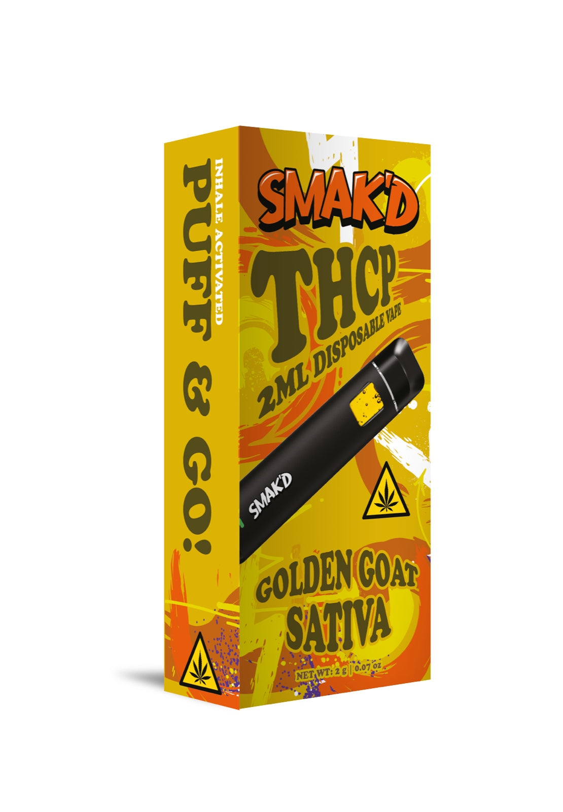 Smak’d THCP 2ML Disposable – 5 Count Display Box