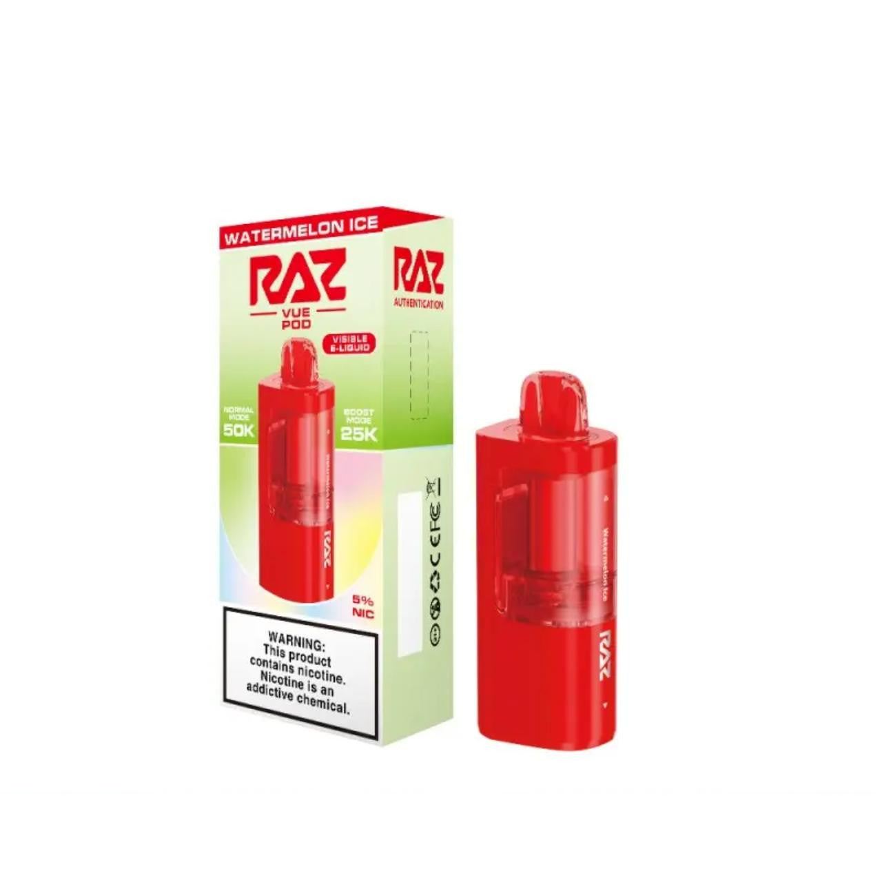 Raz VUE Pre-filled Replacement Pod 50K