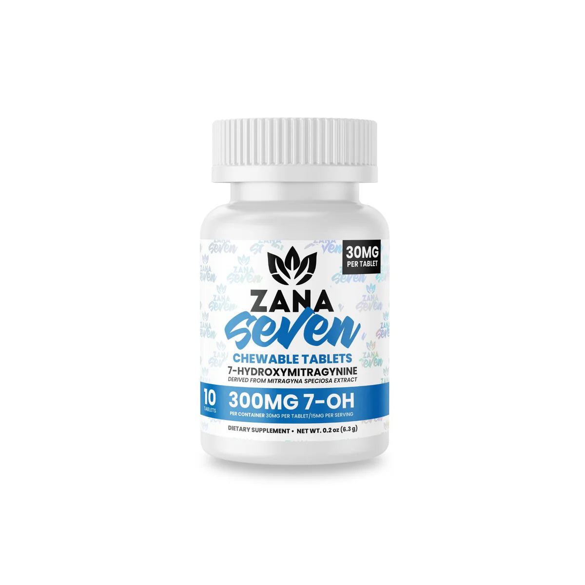 Zana Seven Hydroxy – 10-Count Jar (200mg per Tab)
