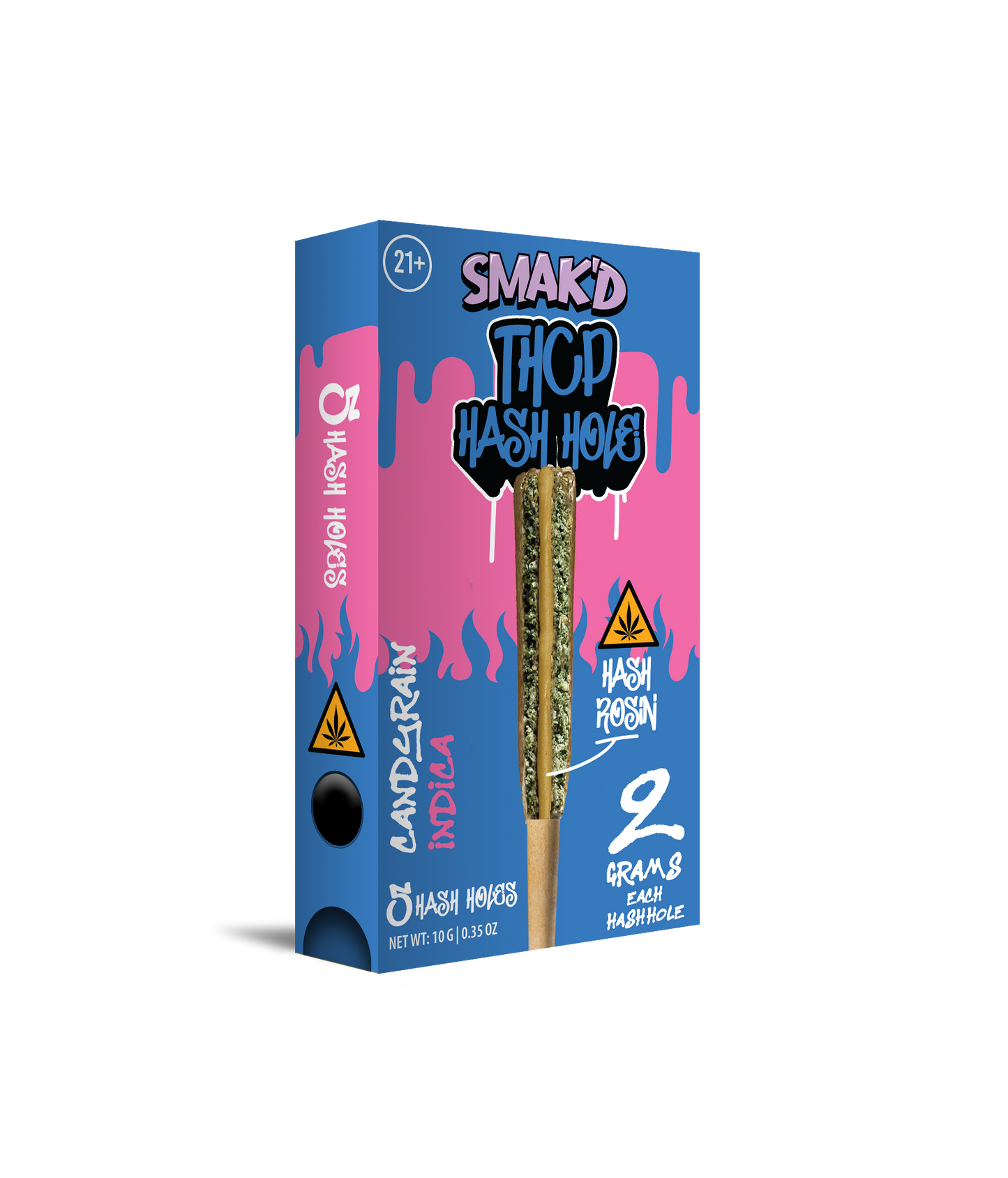 Smak’d THCP 2G Hash Holes – Rosin Infused – 5ct Box (5 Boxes Per Unit)