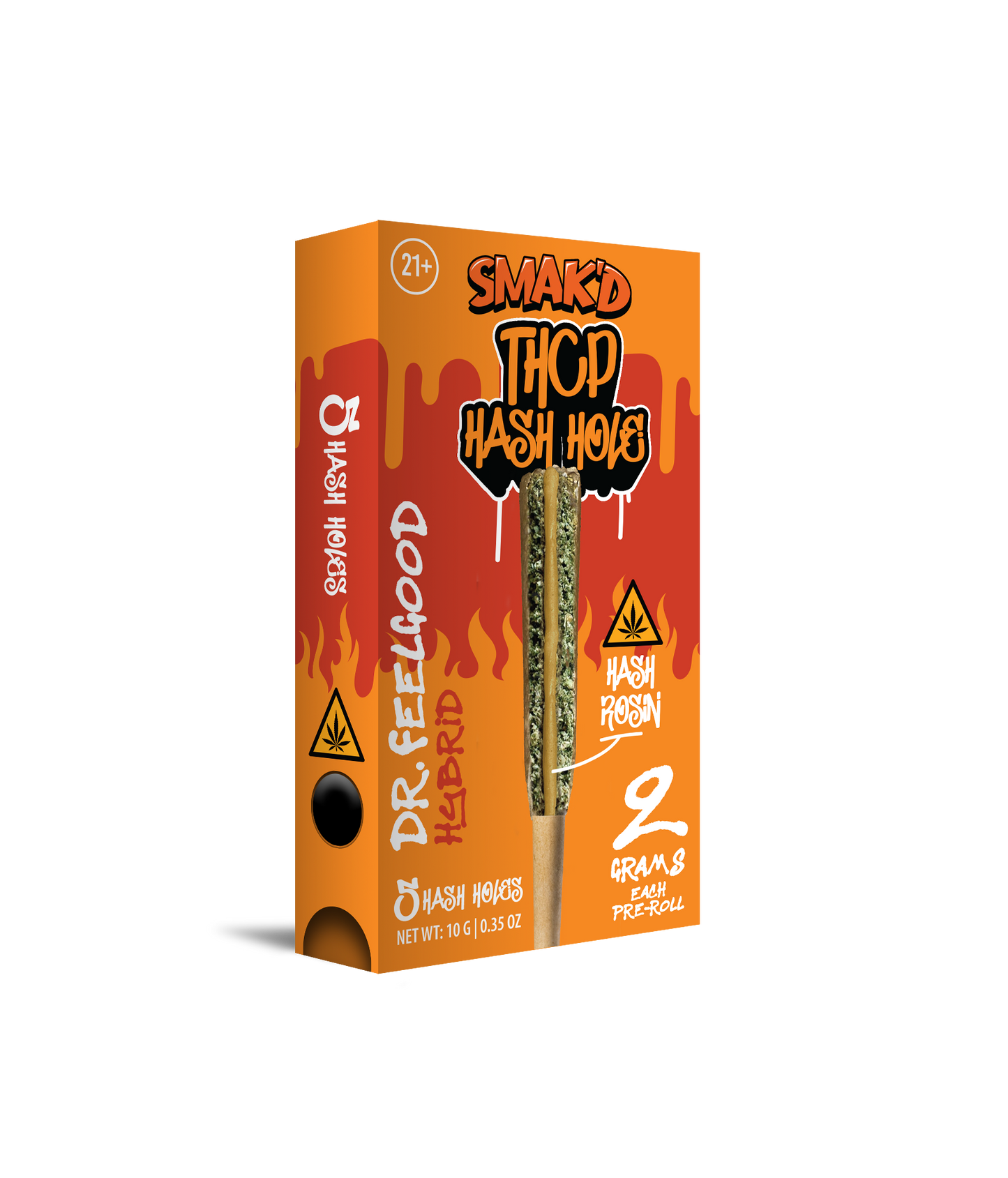 Smak’d THCP 2G Hash Holes – Rosin Infused – 5ct Box (5 Boxes Per Unit)
