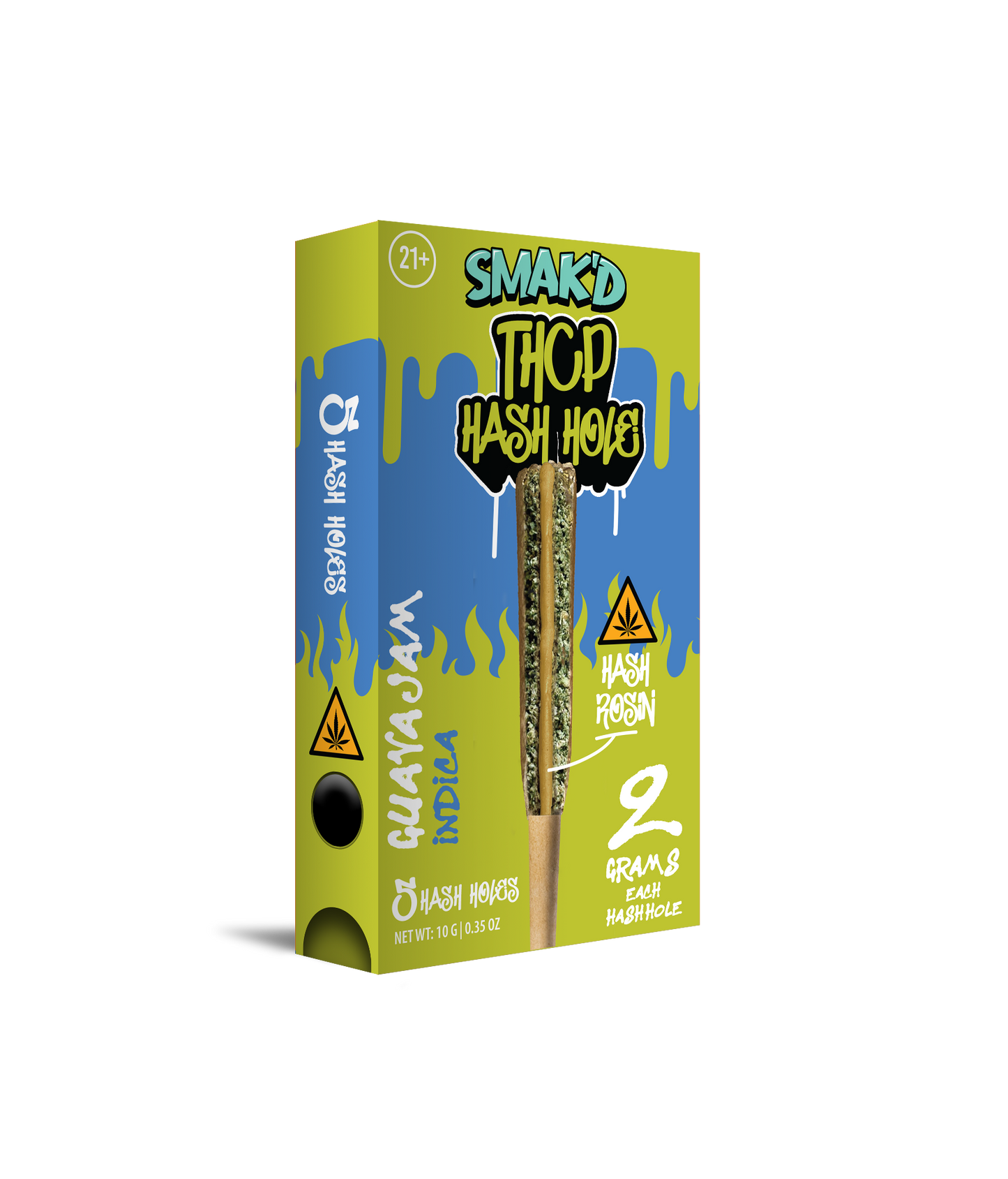 Smak’d THCP 2G Hash Holes – Rosin Infused – 5ct Box (5 Boxes Per Unit)