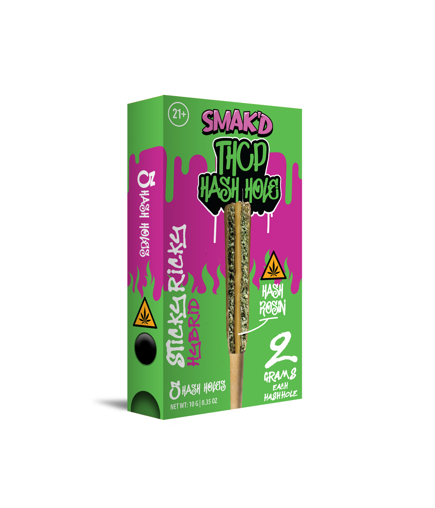 Smak’d THCP 2G Hash Holes – Rosin Infused – 5ct Box (5 Boxes Per Unit)