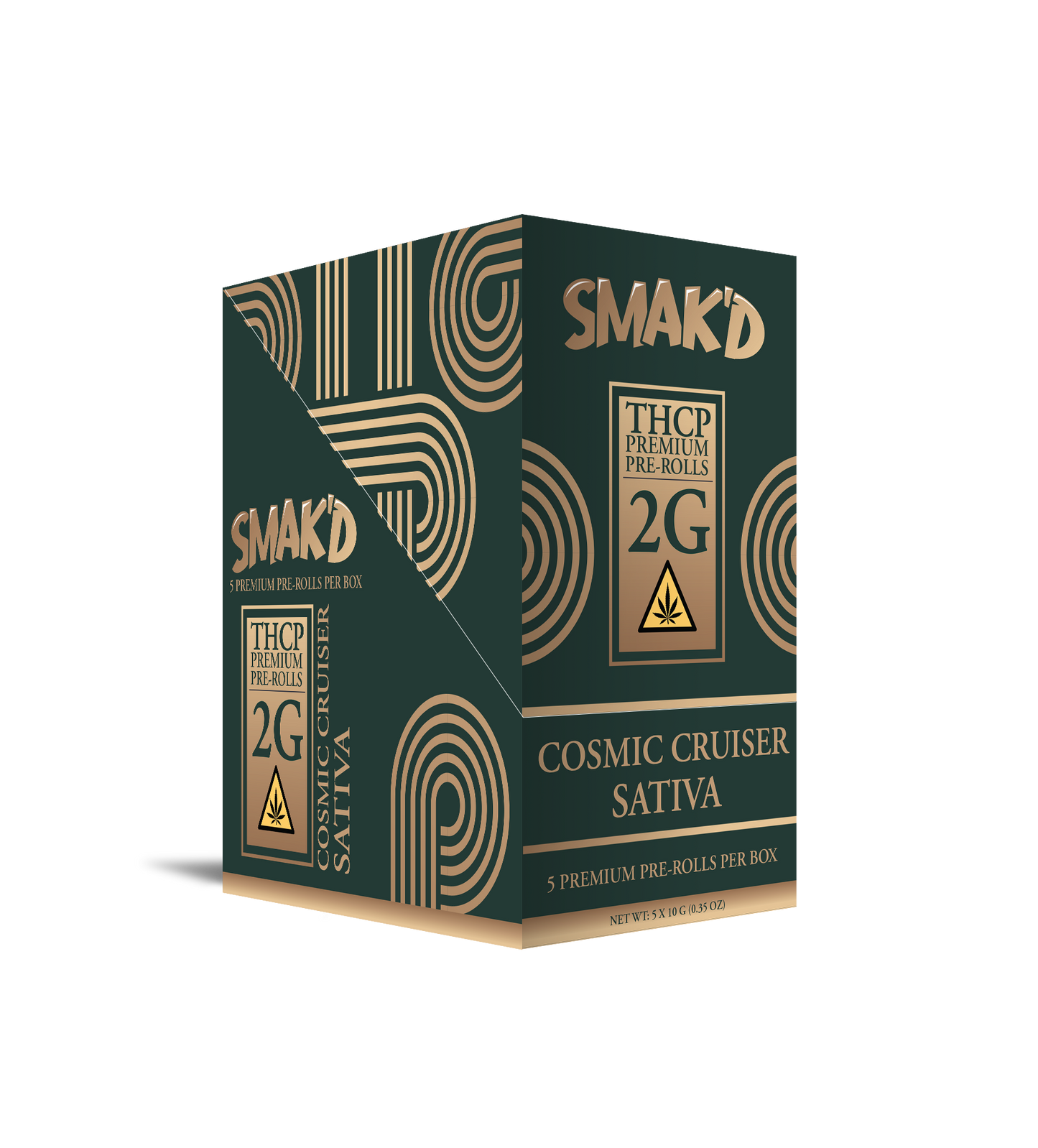 Smak’d THCP 2G Original Pre-Rolls – 5ct Unit (5 Units Per Box)