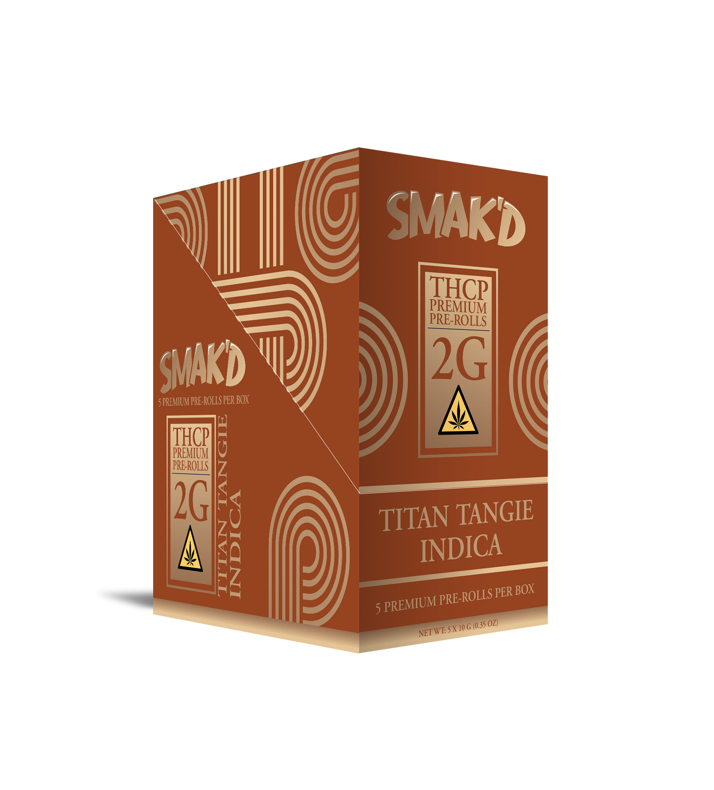 Smak’d THCP 2G Original Pre-Rolls – 5ct Unit (5 Units Per Box)
