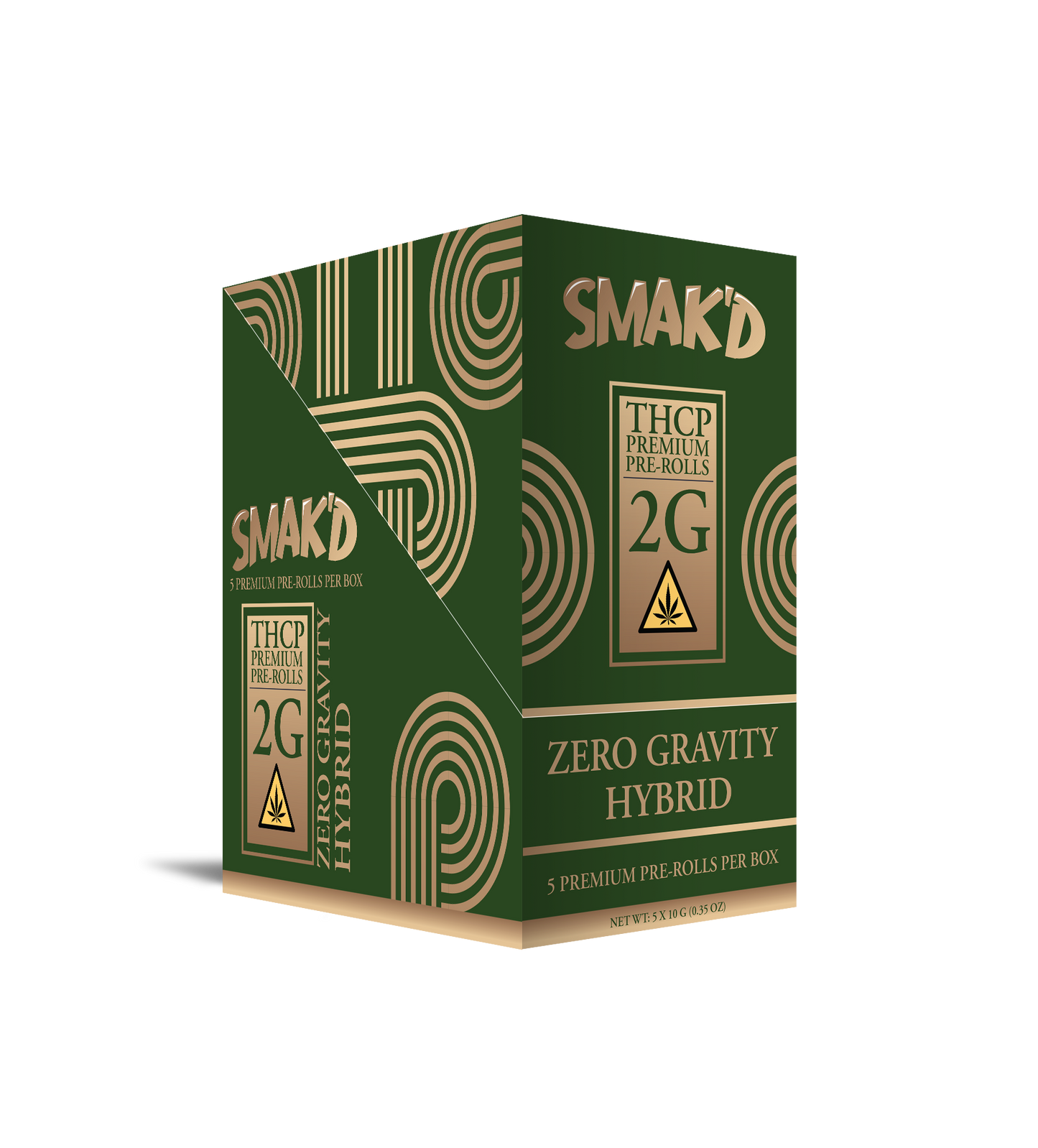 Smak’d THCP 2G Original Pre-Rolls – 5ct Unit (5 Units Per Box)