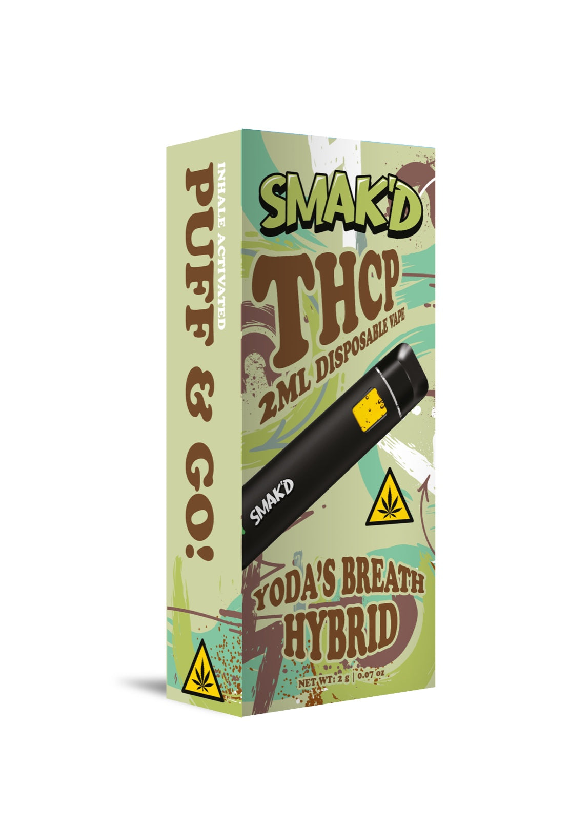 Smak’d THCP 2ML Disposable – 5 Count Display Box