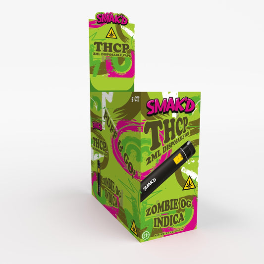 Smak’d THCP 2ML Disposable – 5 Count Display Box