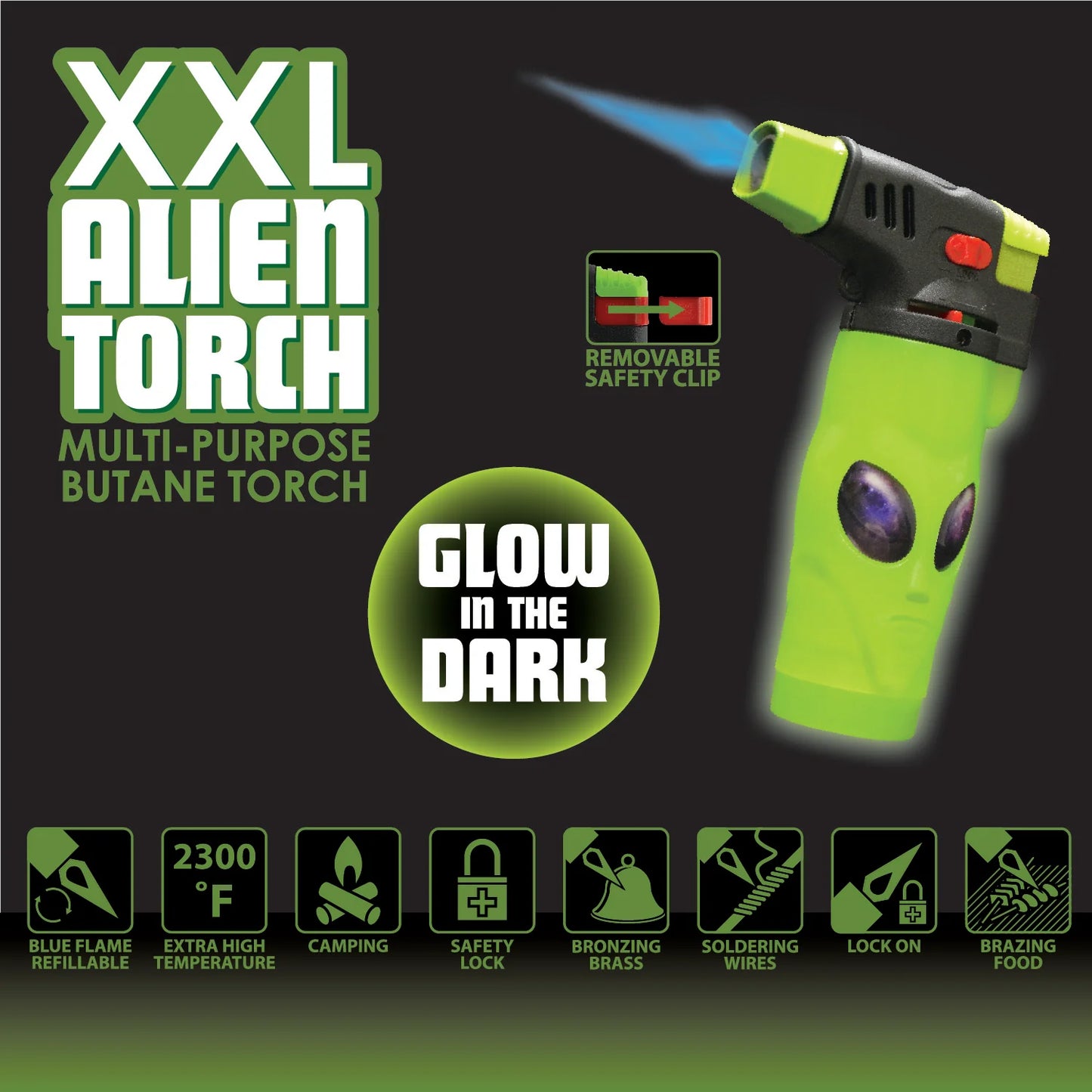 SMOKEZILLA - ALIEN XXL TORCH 12 pcs