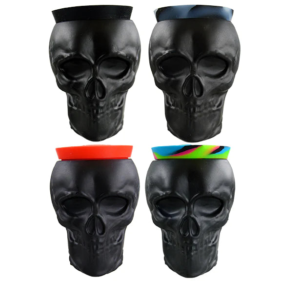 Smokezilla - Glass Skull Jar Container 6 pcs