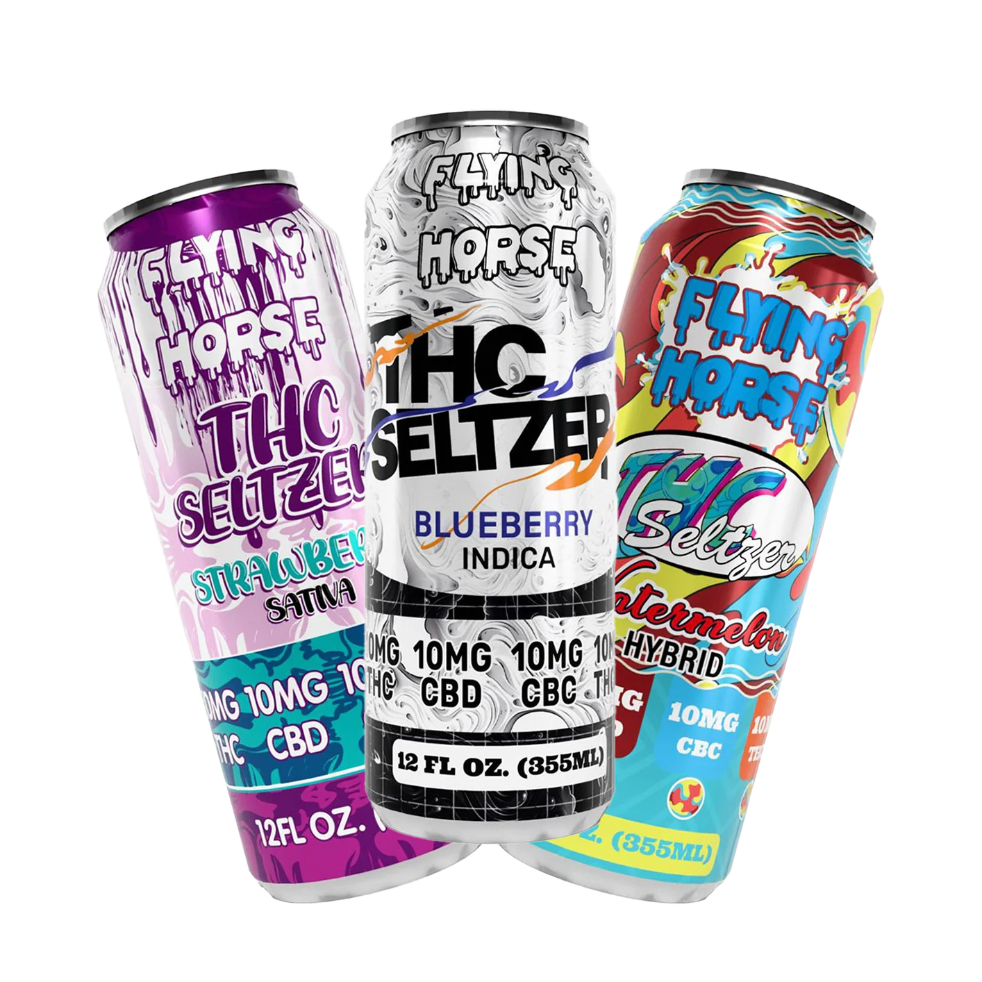 Flying Horse THC Seltzer - 4Pack
