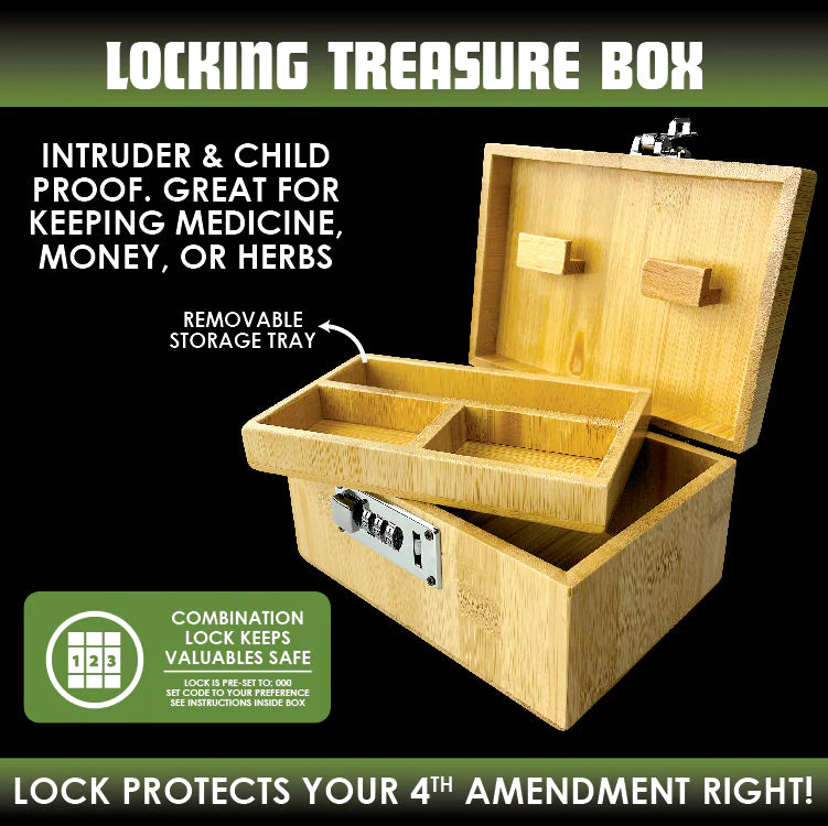 SMOKEZILLA - LOCKING TREASURE BOX 6 PIECES PER DISPLAY