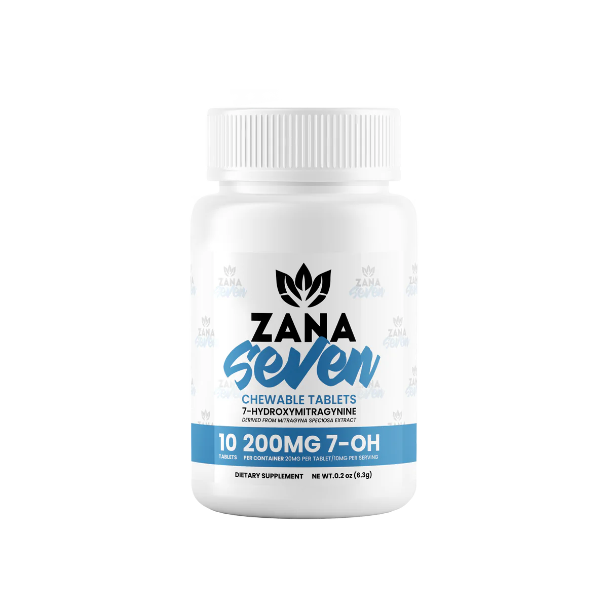 Zana Seven Hydroxy – 10-Count Jar (200mg per Tab)